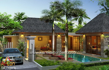Desain Villa luas 225m2 3 bedroom Bp Chandra Seminyak