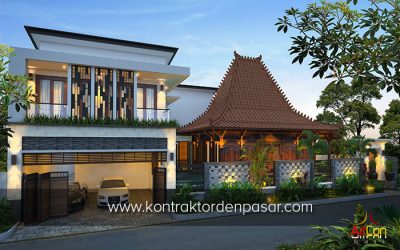 Desain Rumah Kombinasi Etnik Jawa – Klasik – Modern di Jogja