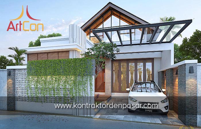 Desain Rumah 1 Lantai Bapak Susilo 3 Kamar Tidur Luas 135m2 - ArtCon Bali